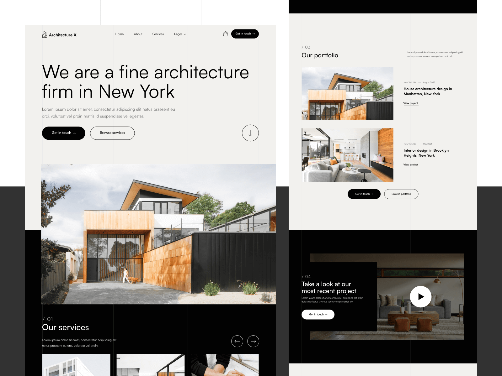 Architecture Firm Webflow Template