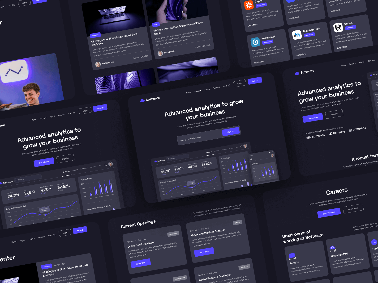 Software Company Webflow Template