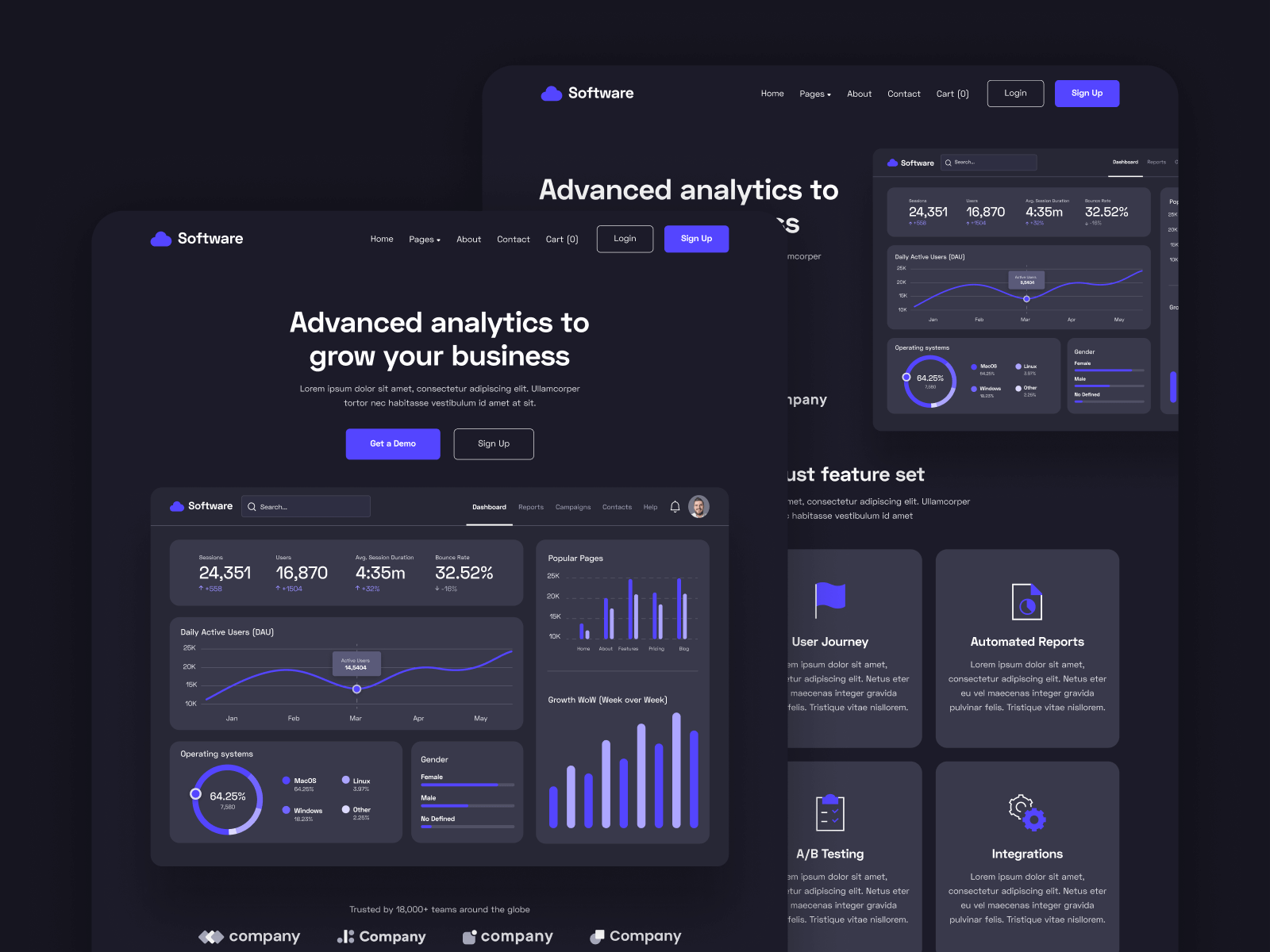 Software Webflow Template & UI Kit