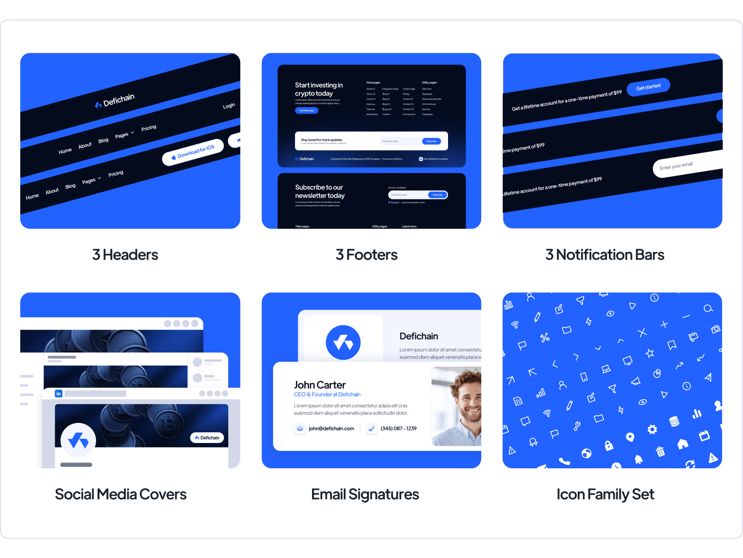 Defichain - Crypto Webflow Template Benefits