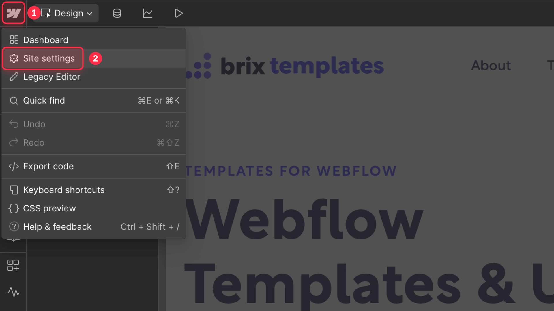 Go To Site Settings To Add CMS Count Script