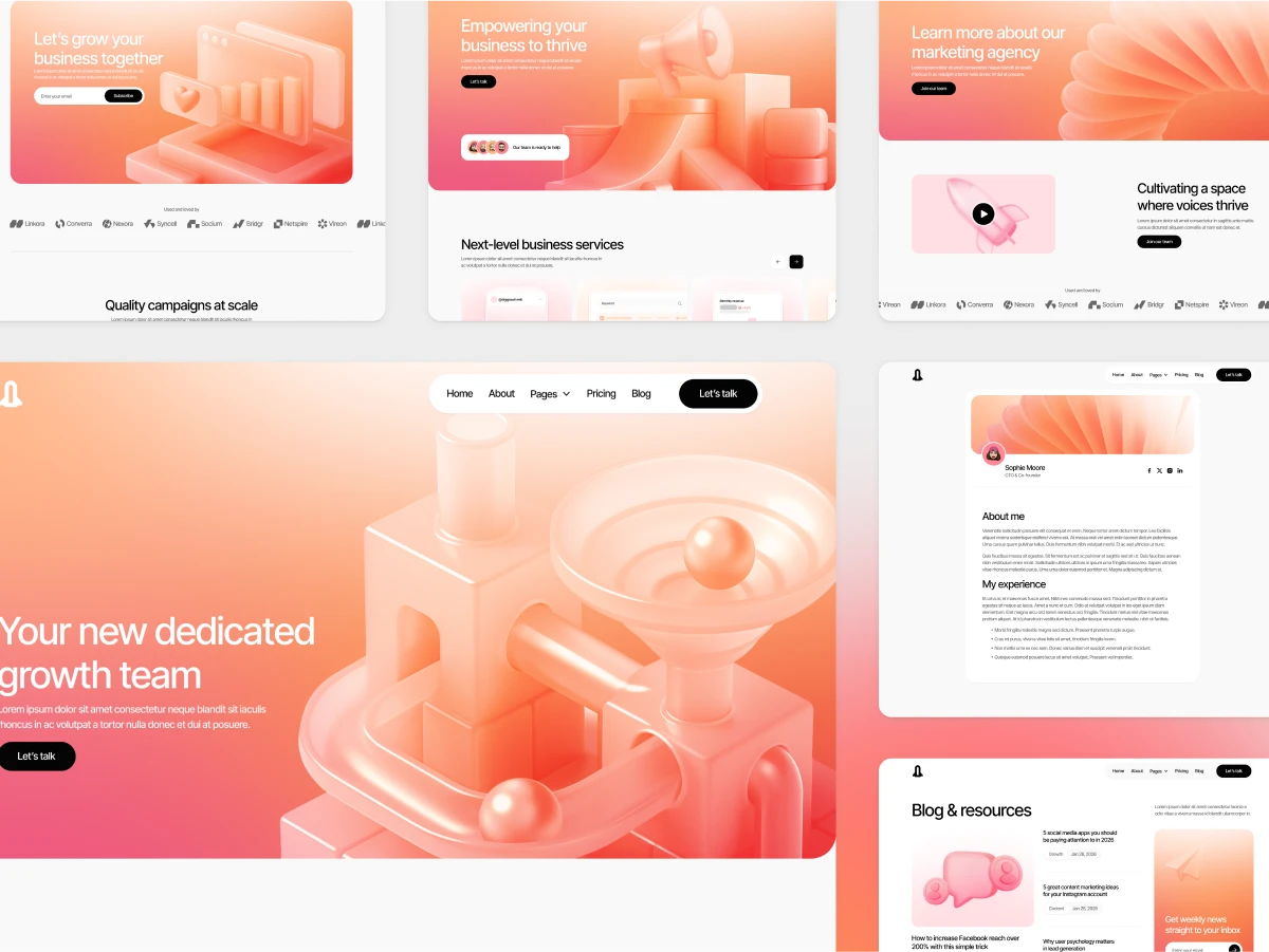 Marketing Agency Webflow Theme