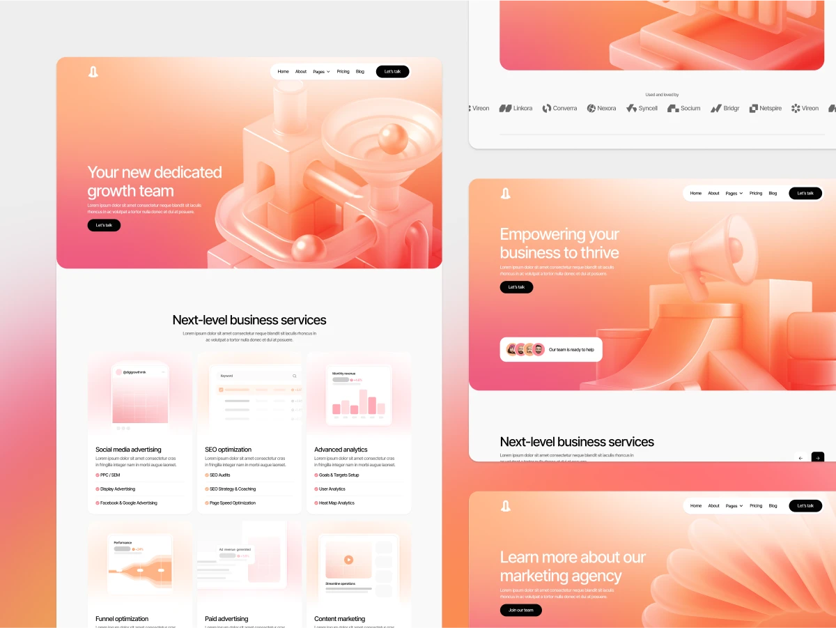 Creative Agency Webflow Template