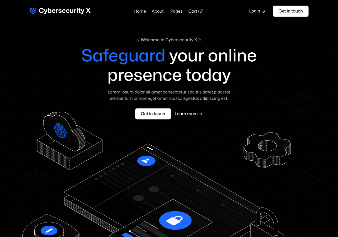 Cyber Security Webflow Template