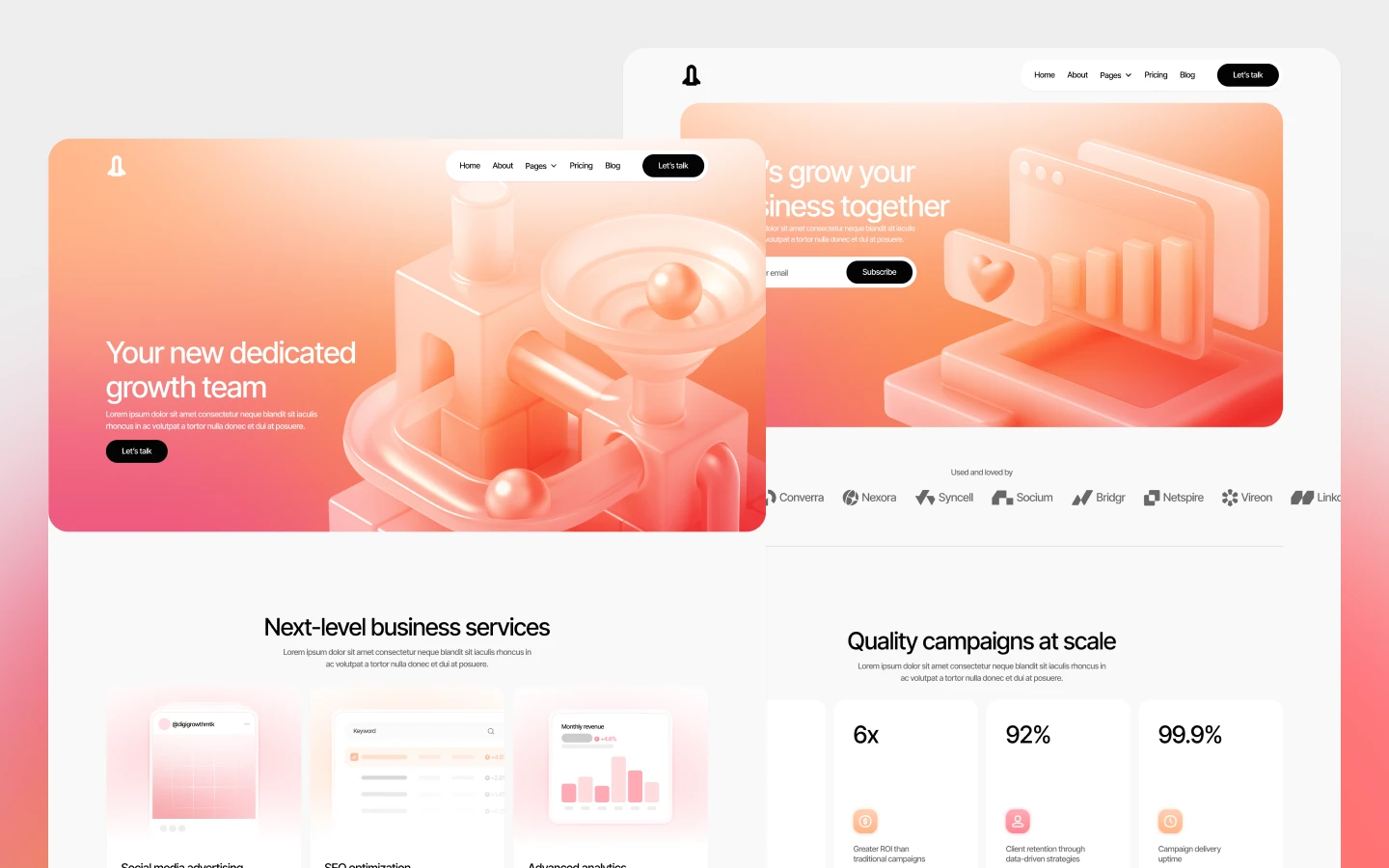 Digital Marketing Webflow Template
