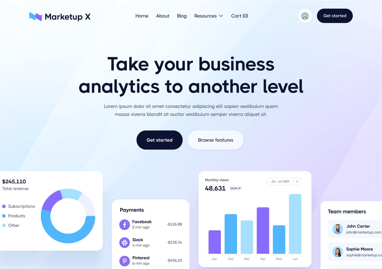 SaaS And Technology Webflow Template