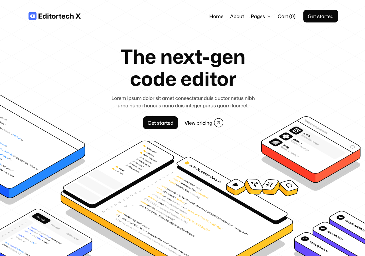 Tech App Webflow Theme