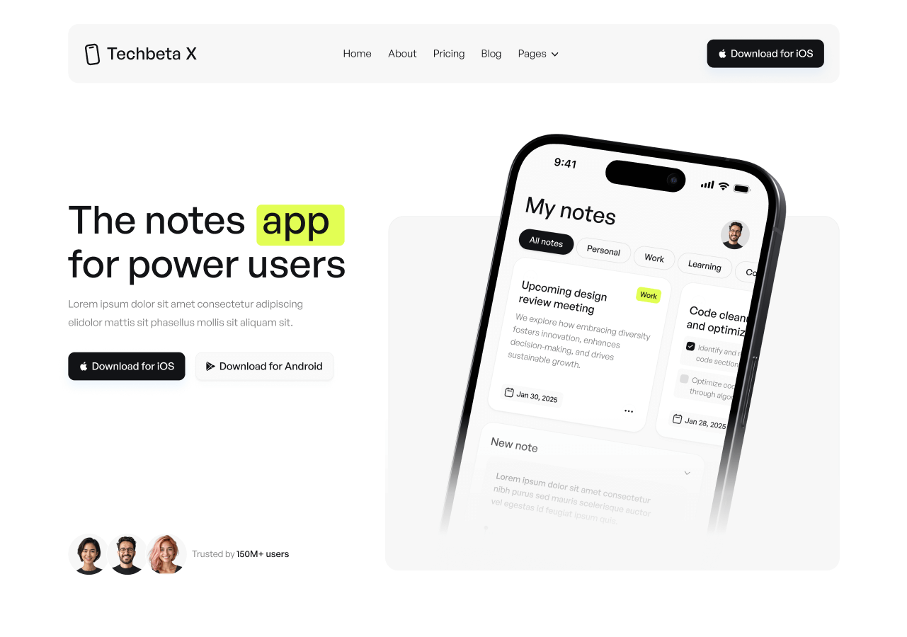 Technology App Webflow Template