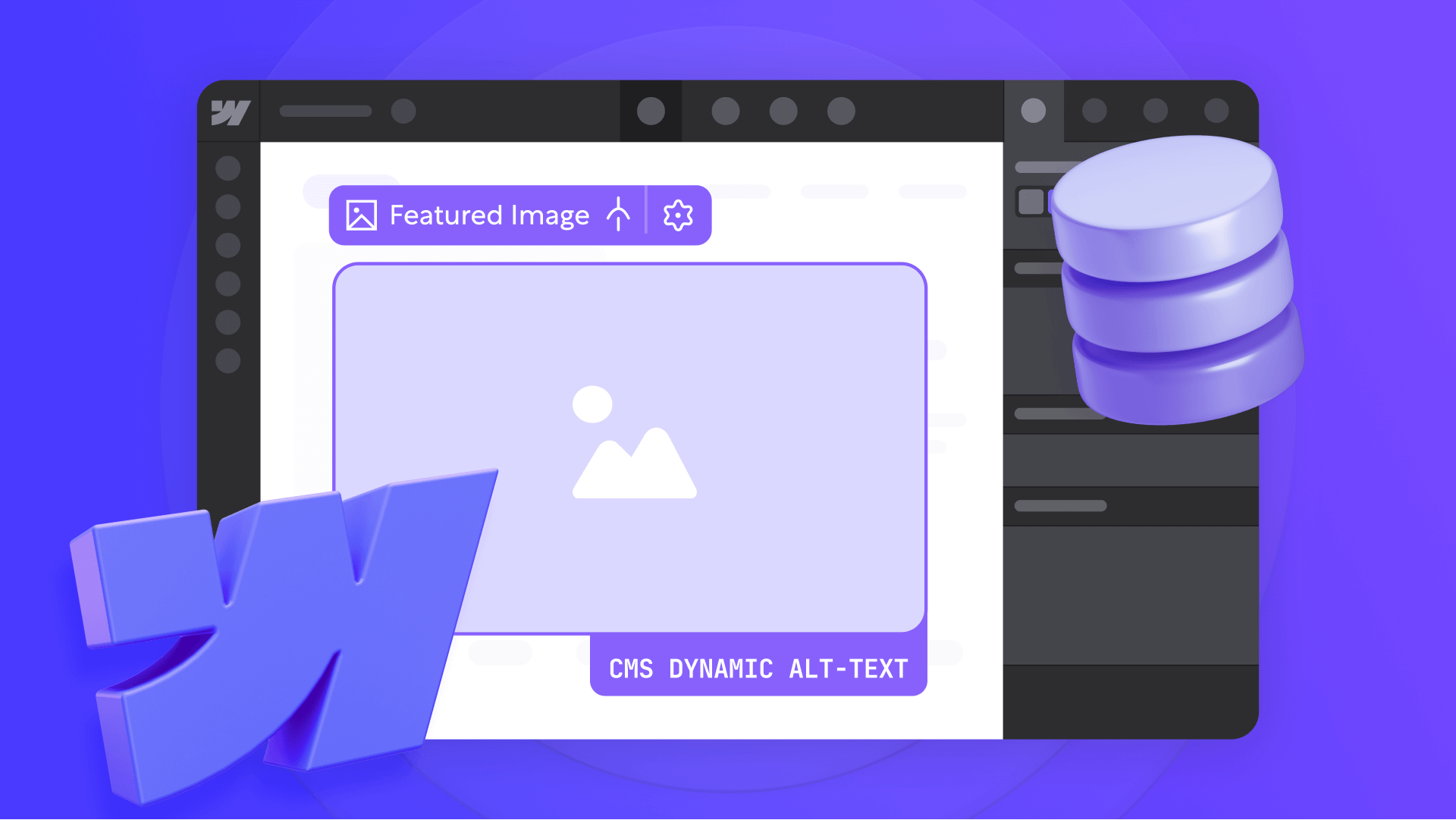 How to add alt text to images automatically with Webflow CMS