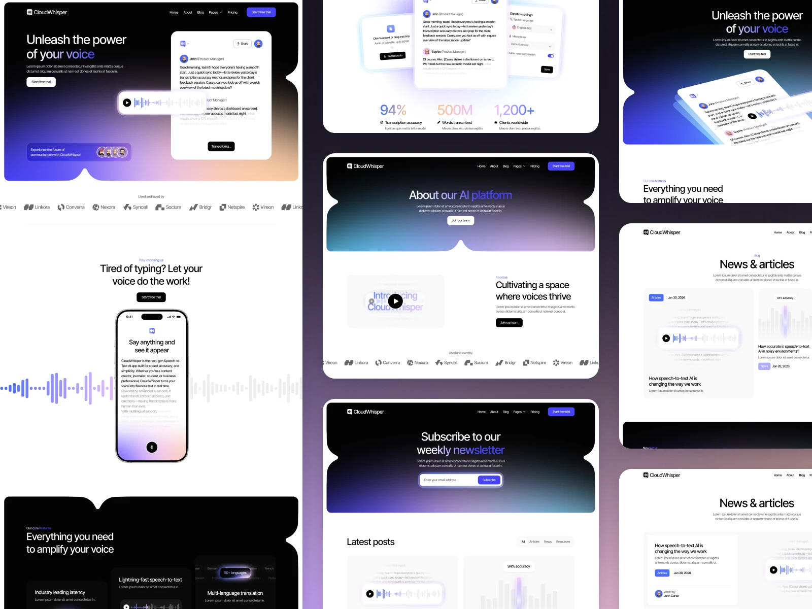 AI Webflow Theme