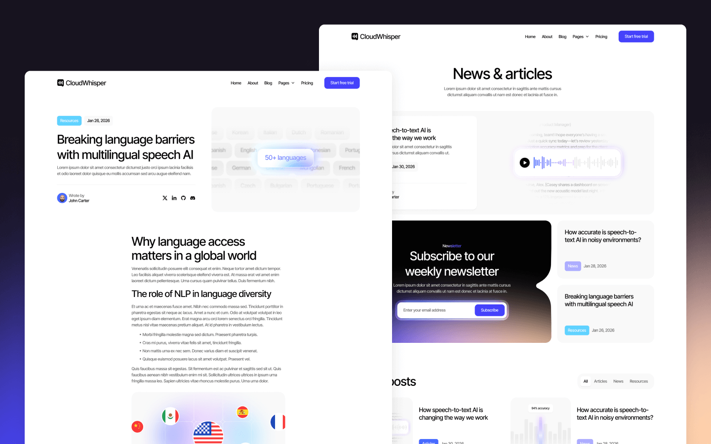 AI Tech Webflow Template