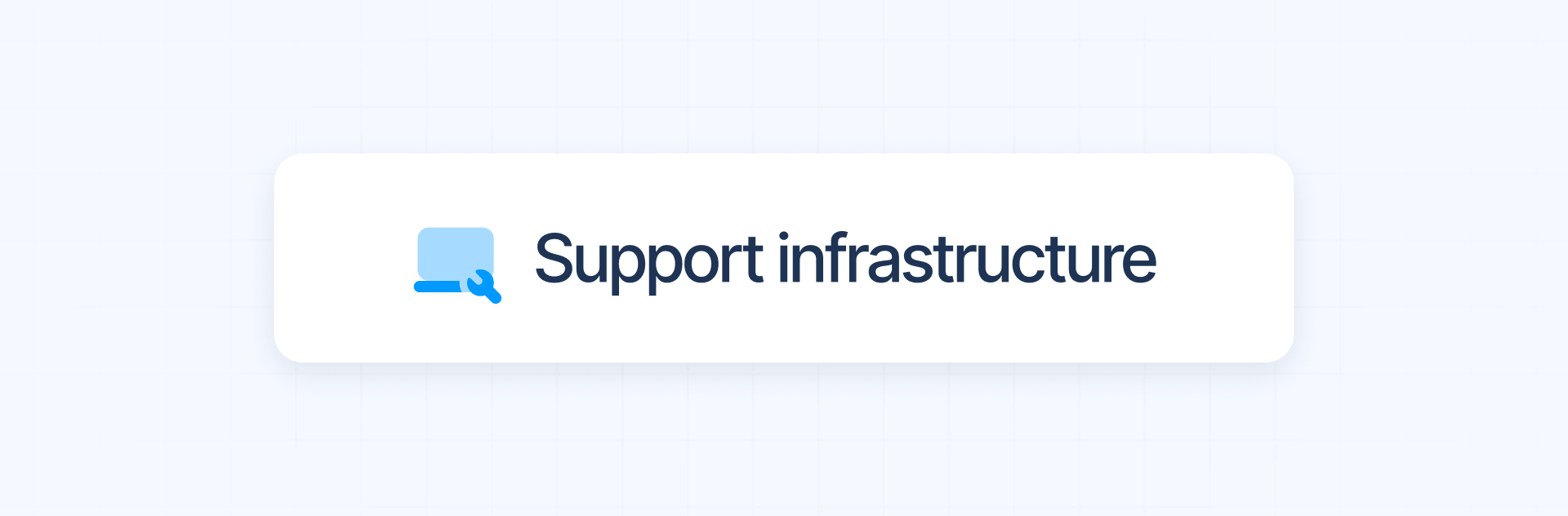 Support infrastructure for your Framer website
