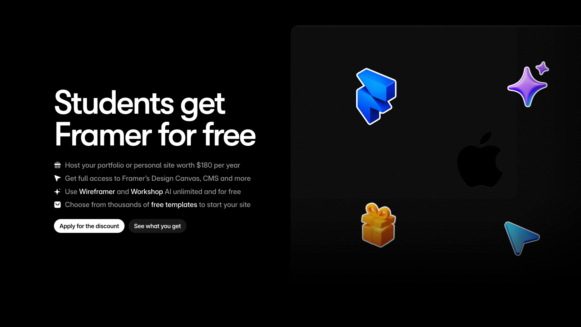 How to Get Framer for Free as a Student and What the Student Plan Includes