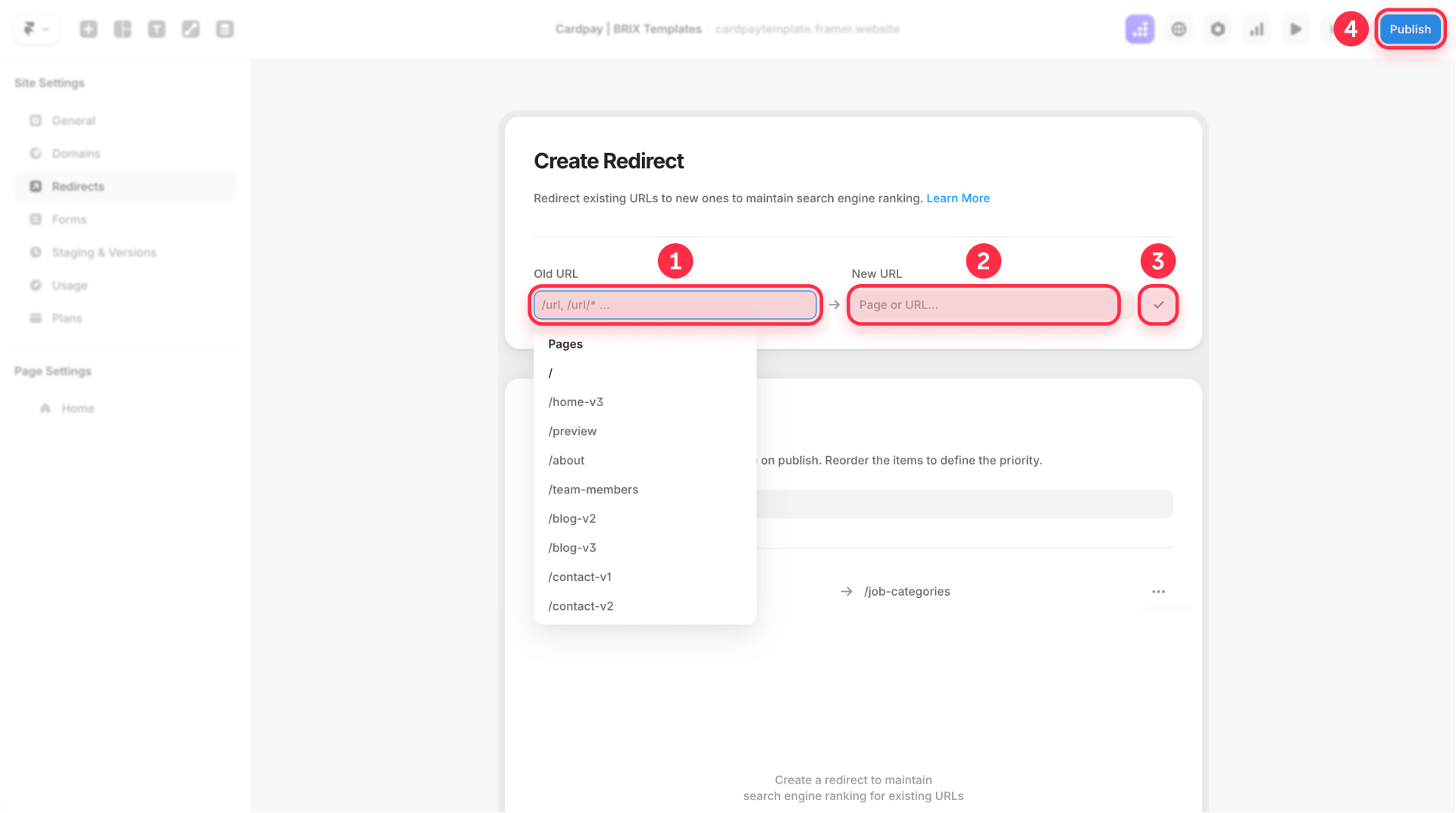 How to Create Redirects in Framer