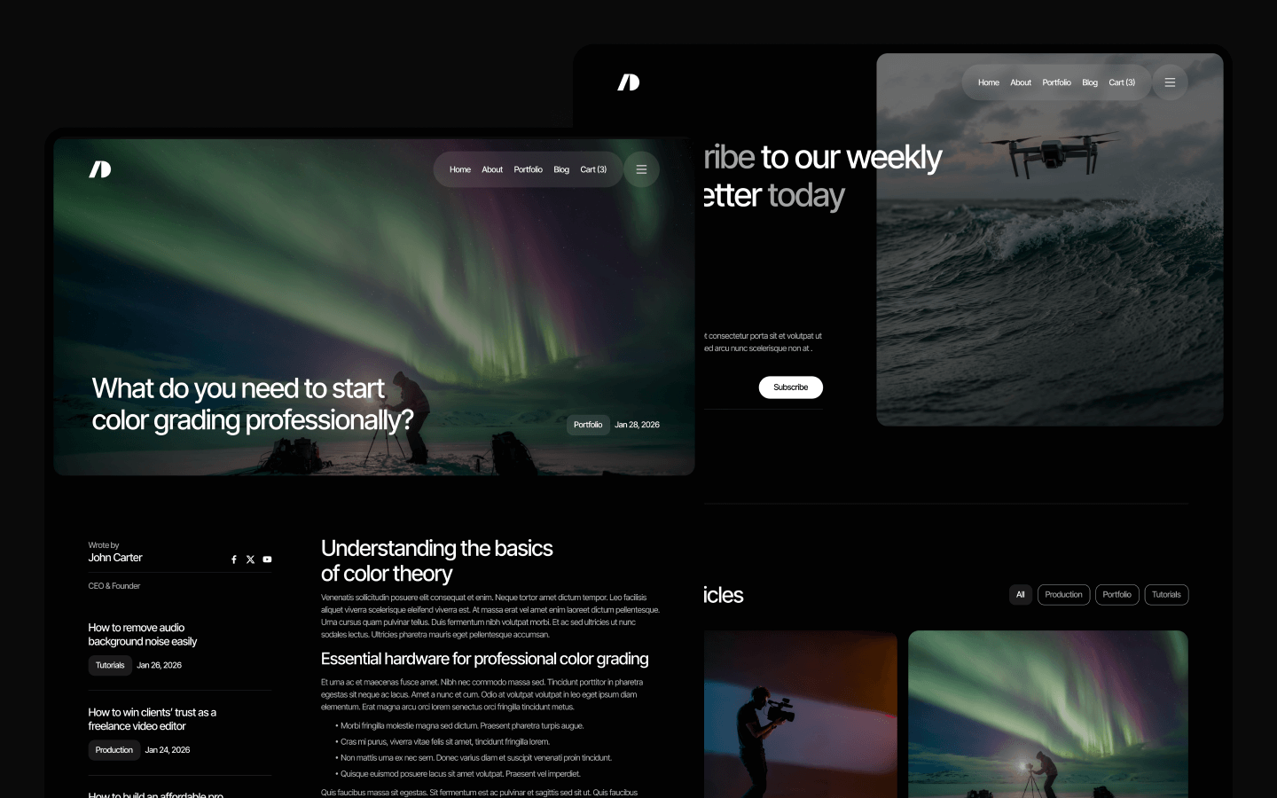 Video Marketing Webflow Template