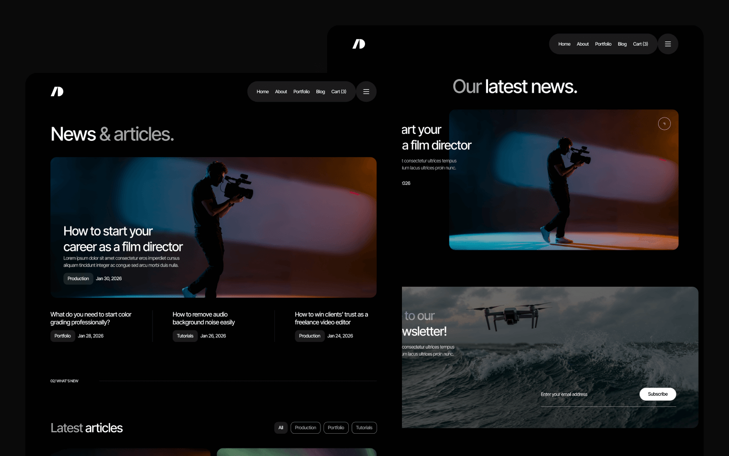 Video Agency Webflow Theme