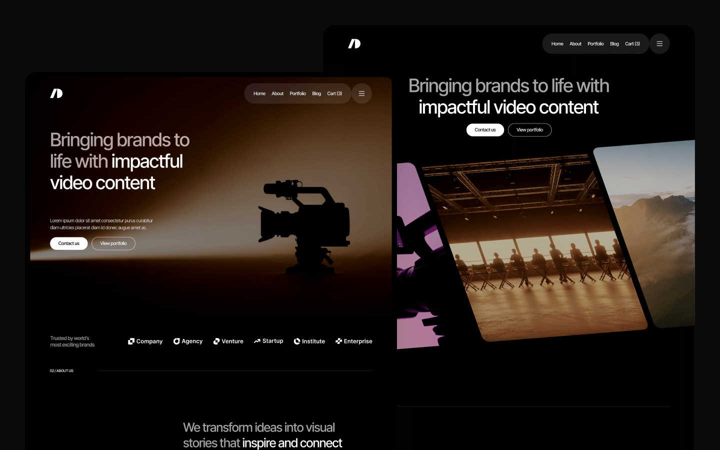 Film Production Agency Webflow Template
