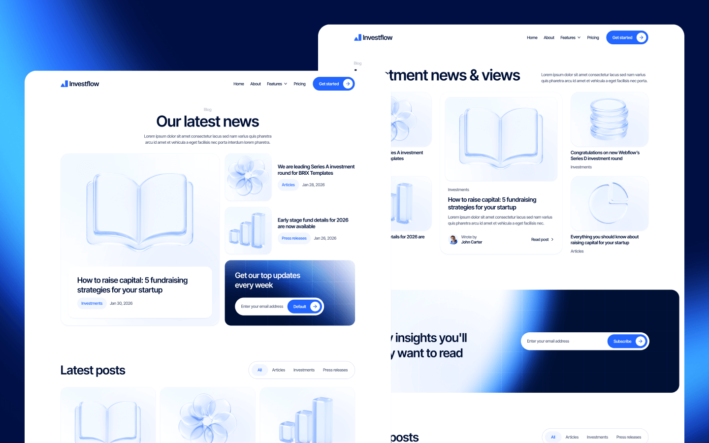 Investment Firm Webflow Theme
