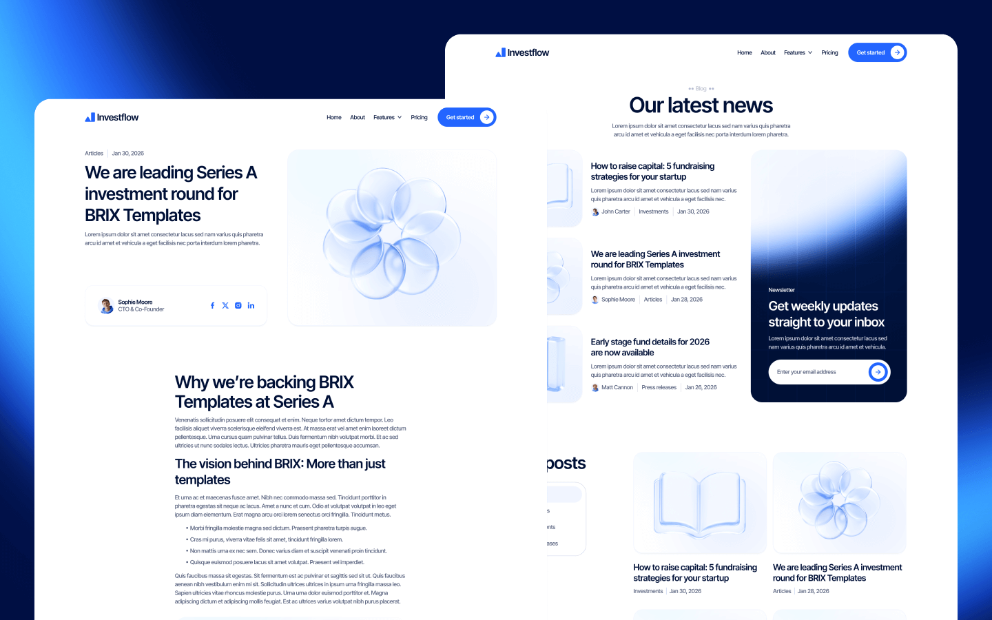Investment Company Webflow Template