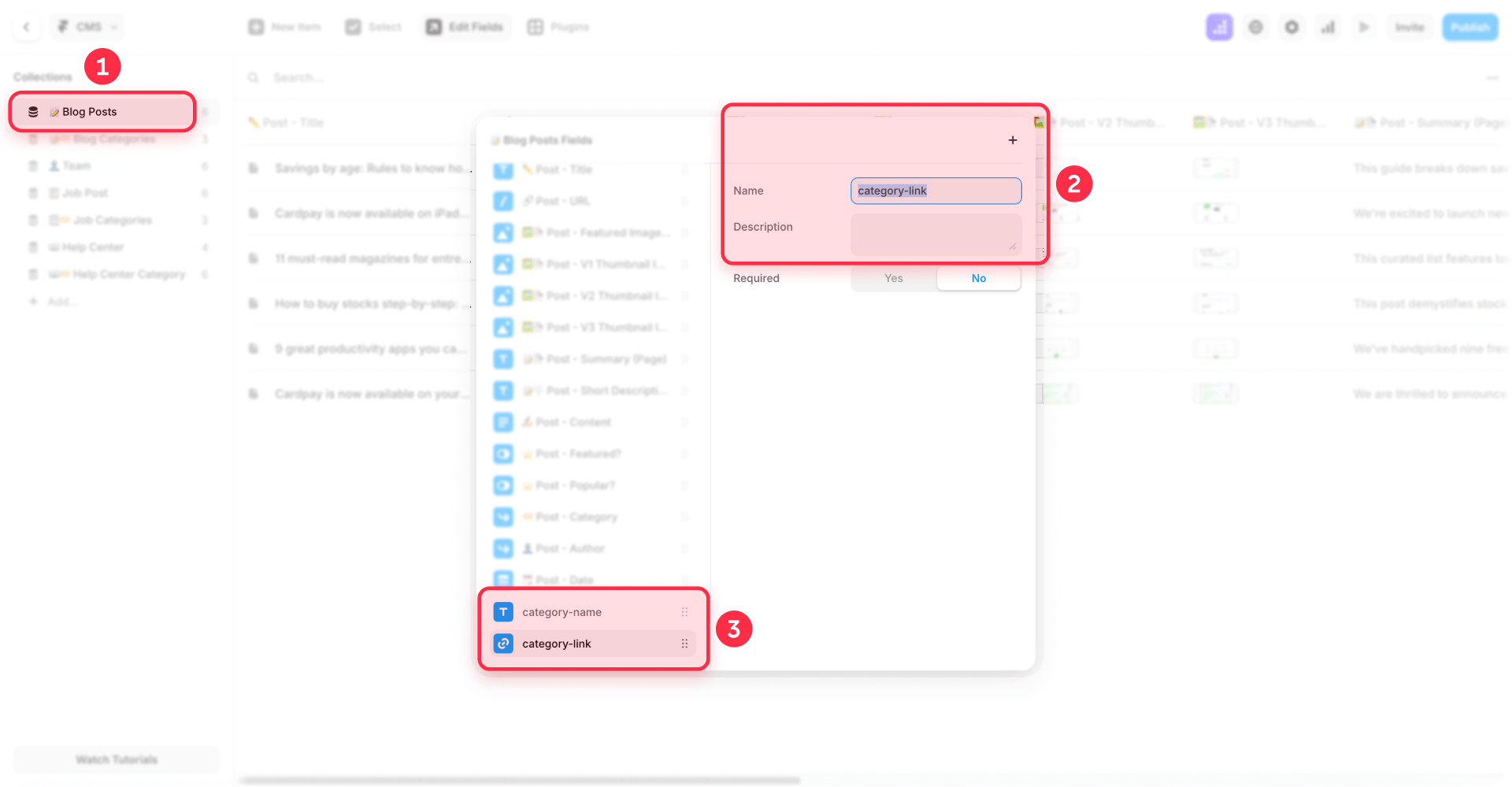 How To Create CMS Fields In Framer To Implement Dynamic Breadcrumb Schema