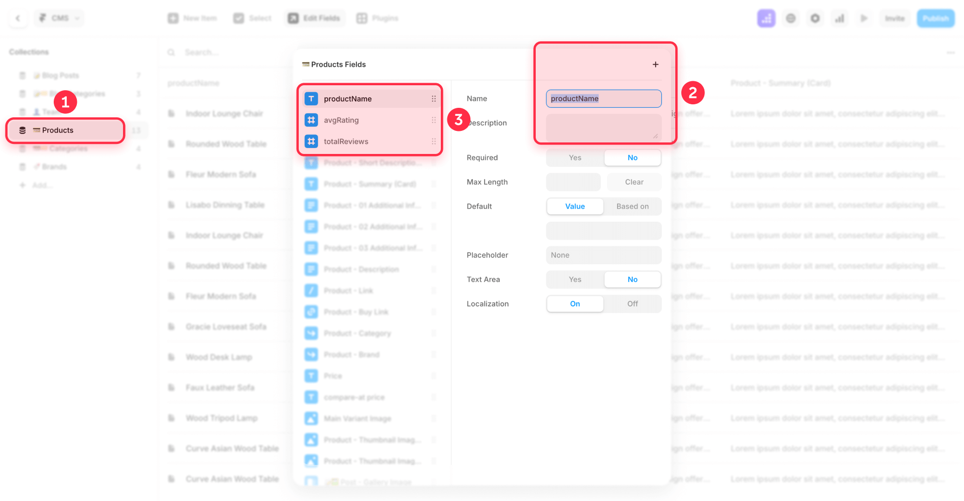 How To Create CMS Fields In Framer Products Collection For Dynamic Review Schema
