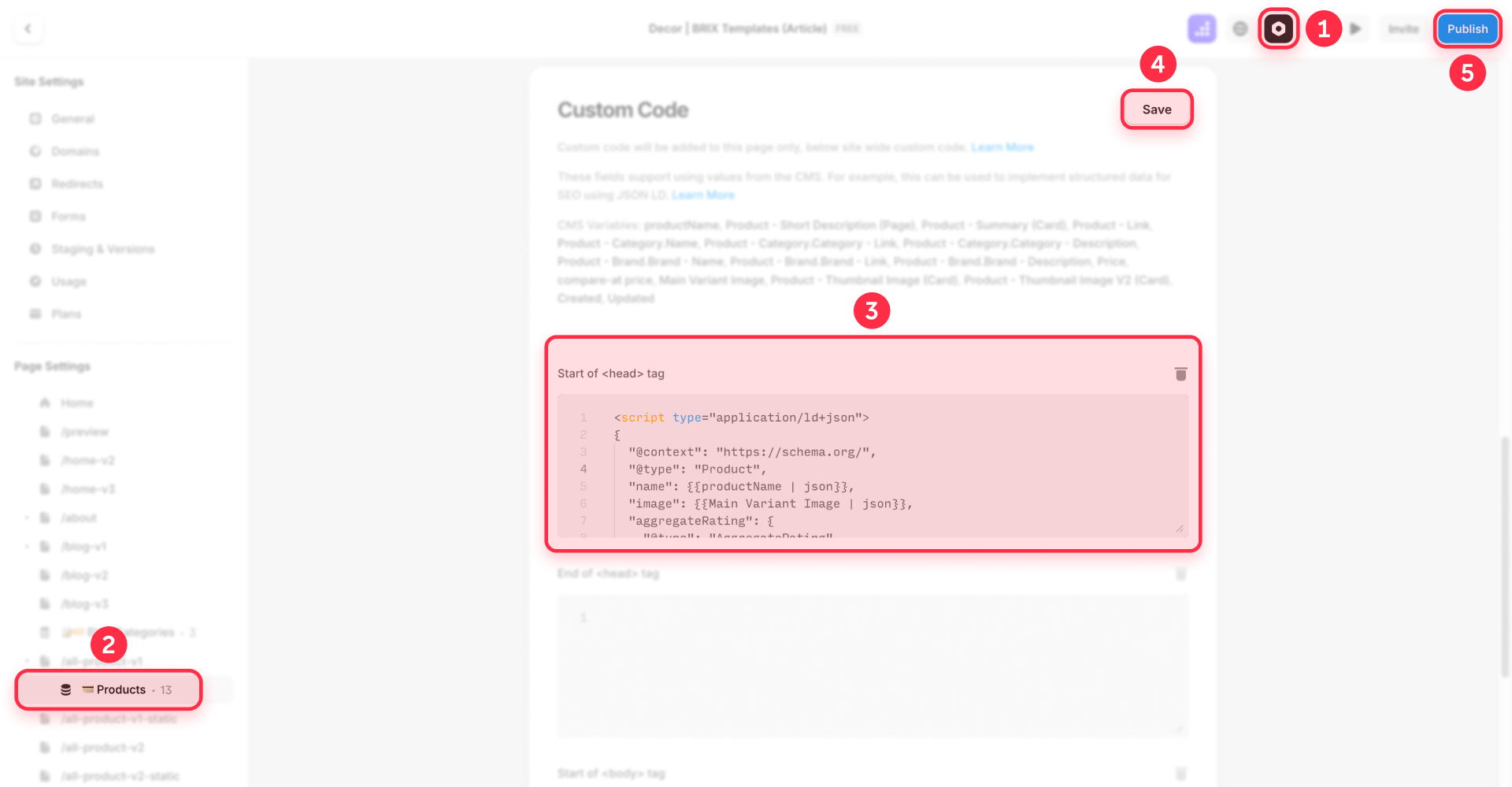 Process To Connect Rating And Review Count Fields With Automatic Structured Data