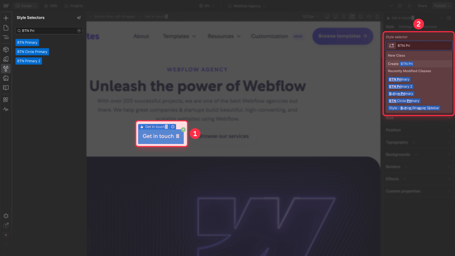 How To Reassign Duplicate Class To Original Class On Webflow Designer