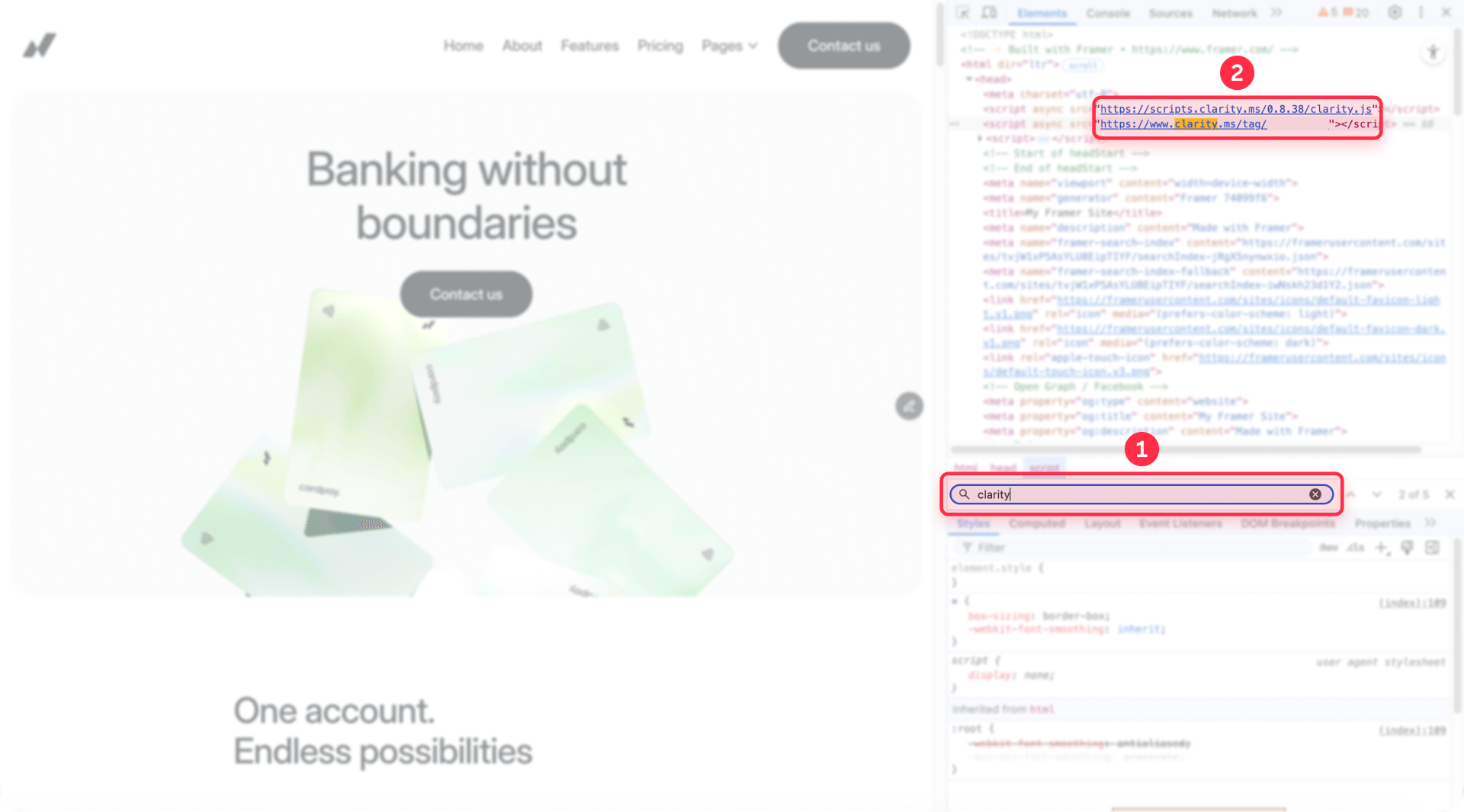 How To Verify Clarity Installation DevTools Framer