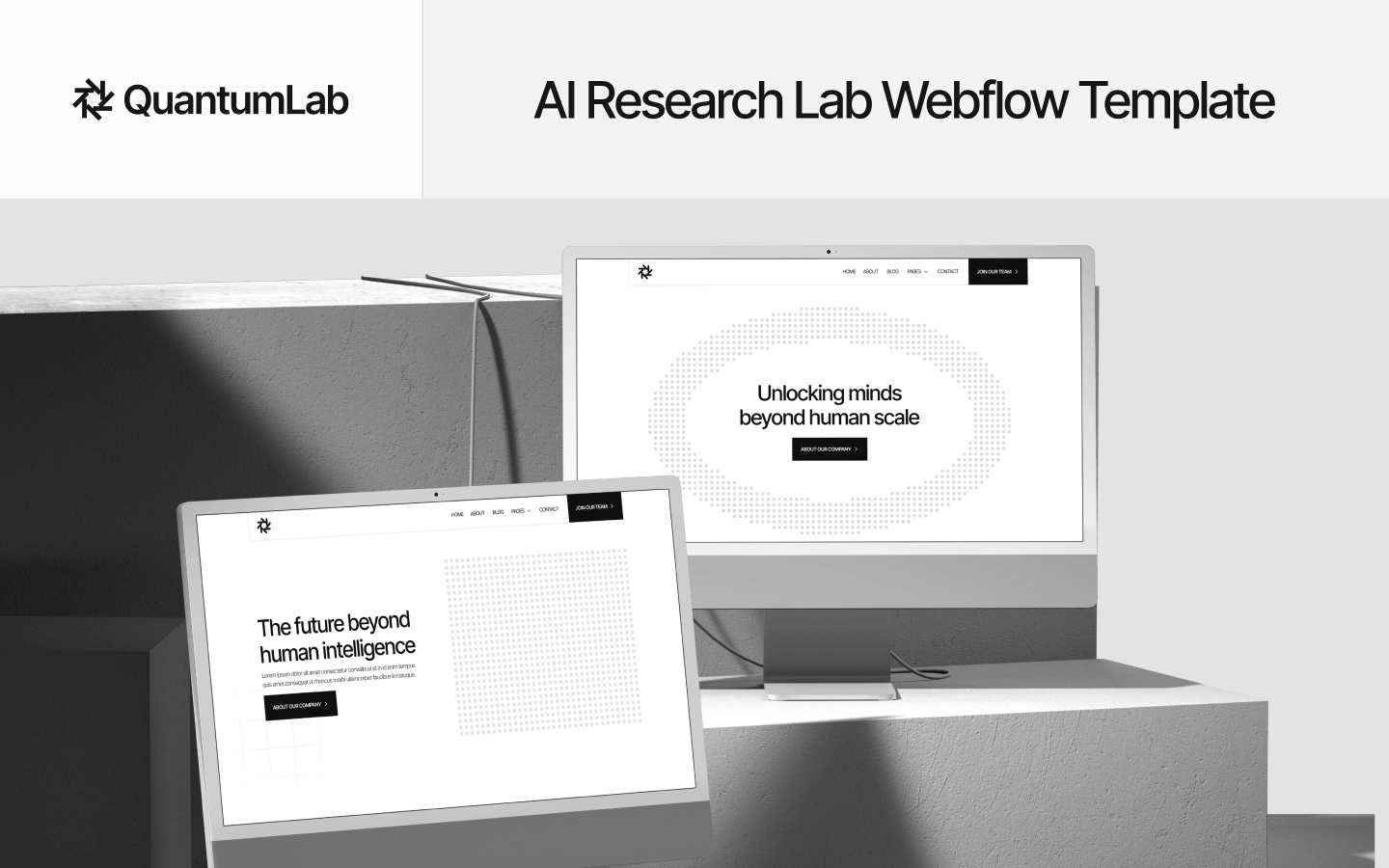 AI Lab Webflow Template