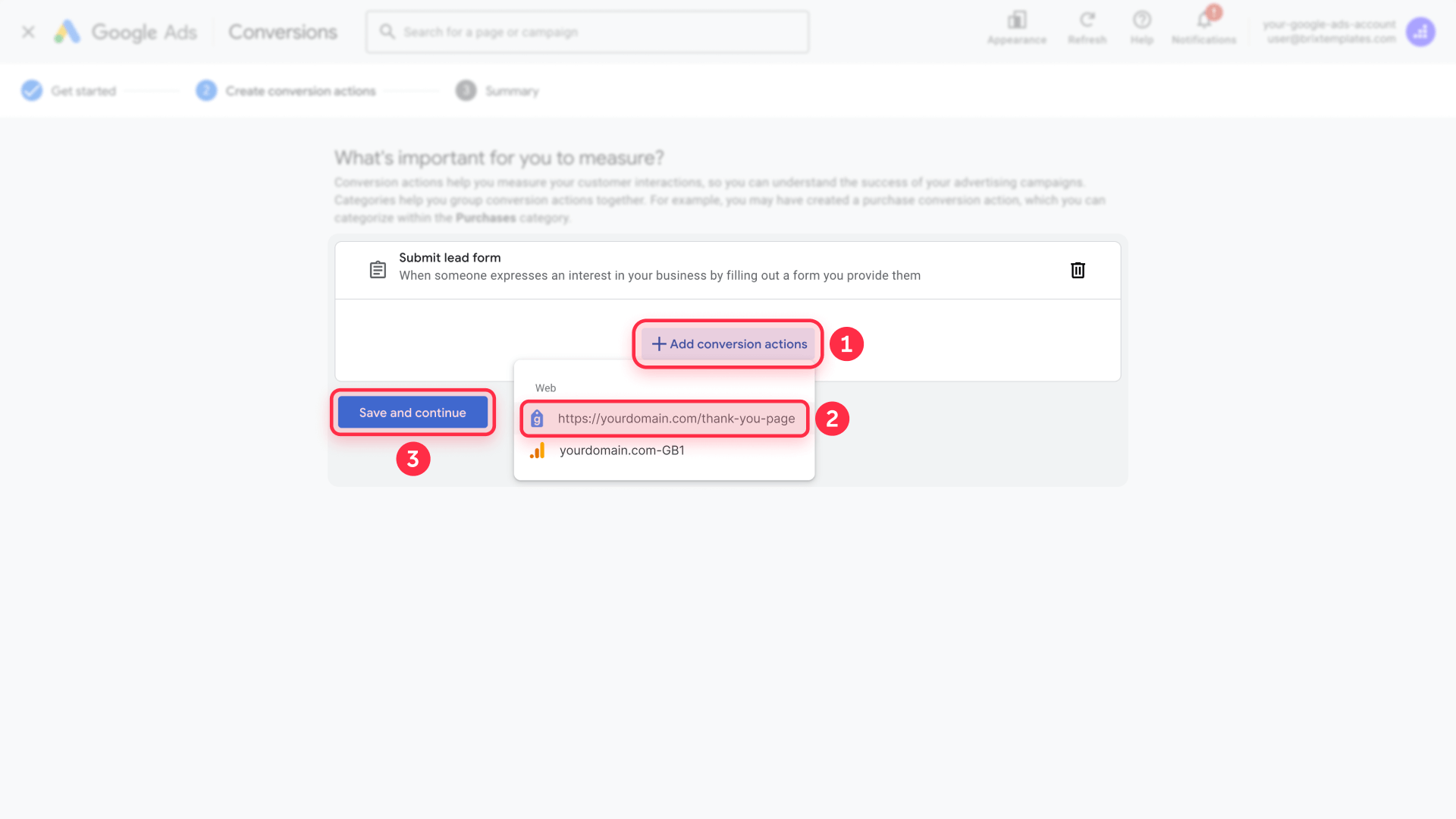 How To Set Up Your Confirmation Page In Google Ads