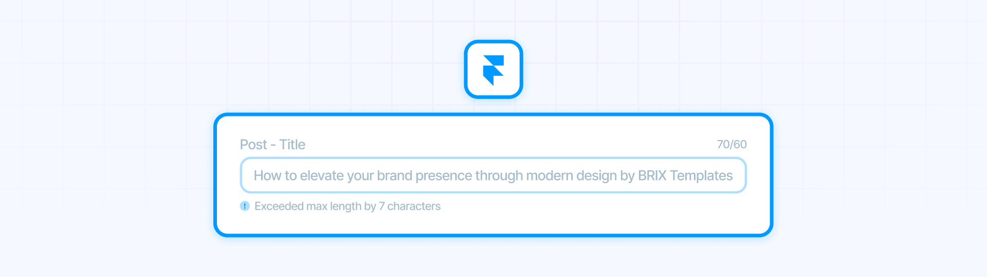 Method 1: Configure character limits in Framer CMS fields