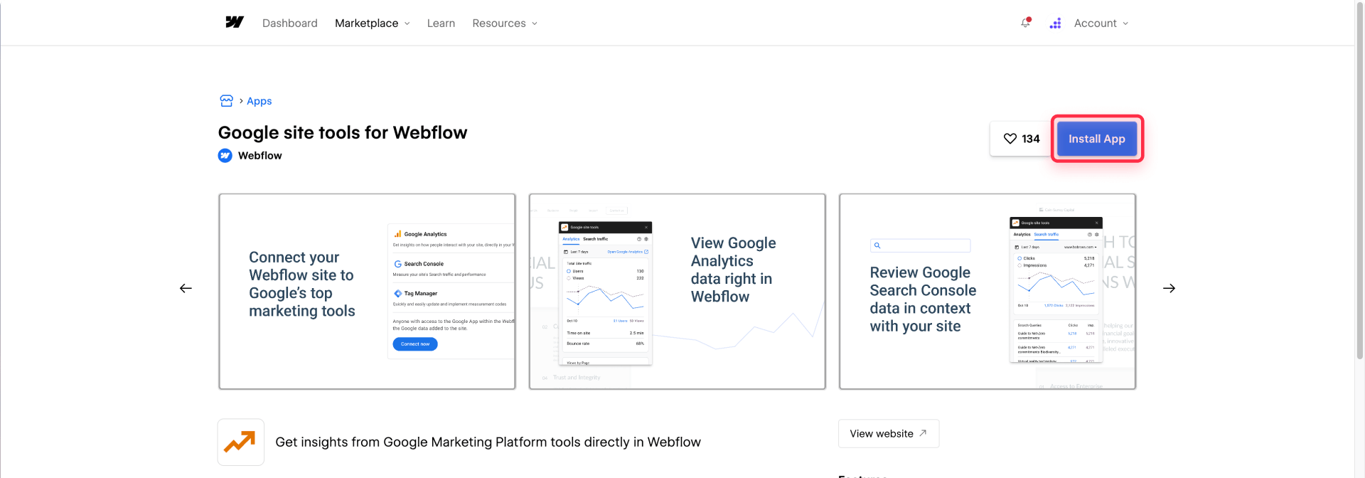 How To Install Google Site Tools In Webflow