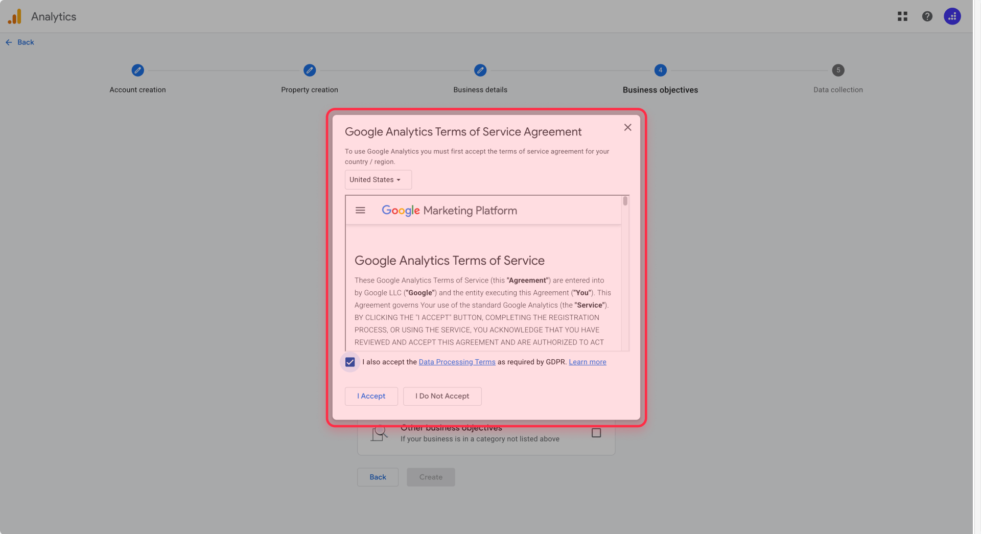 How To Accept The Analytics Terms Of Service Framer