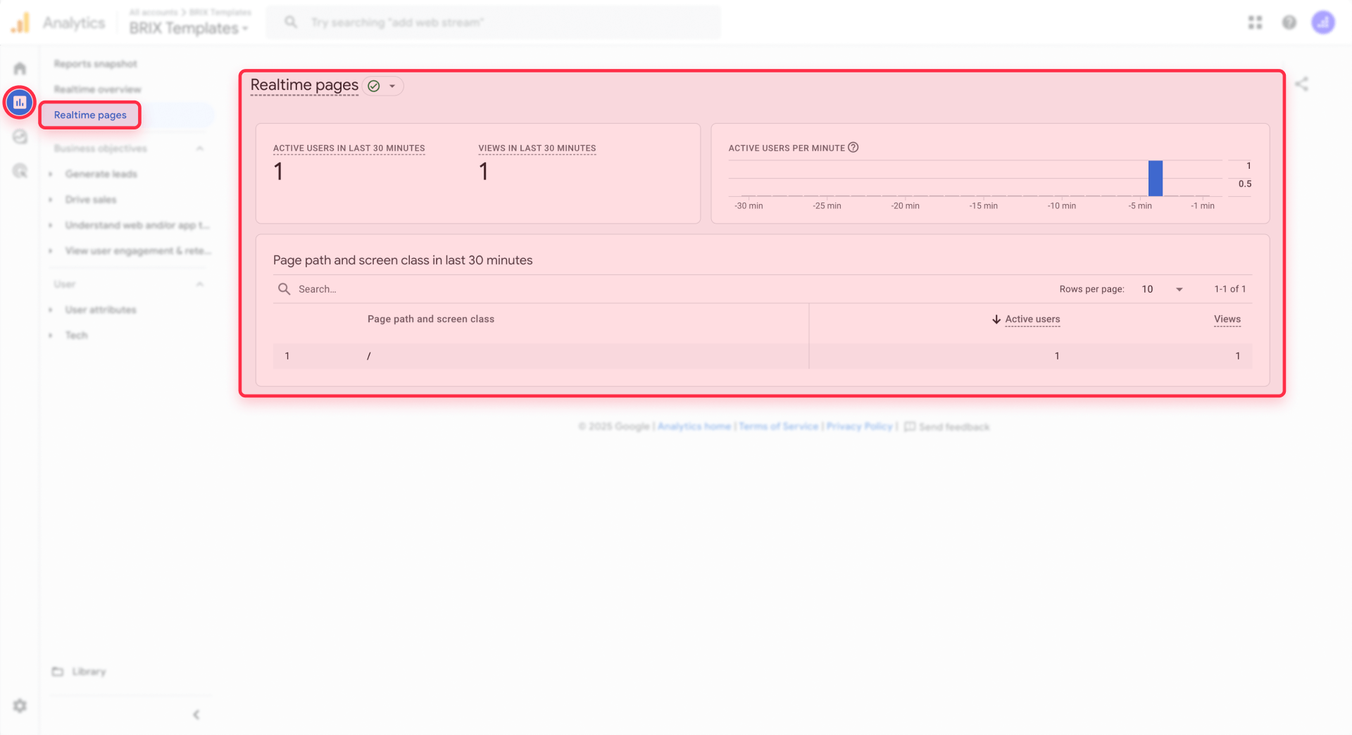How To View The Realtime Analytics Report Framer
