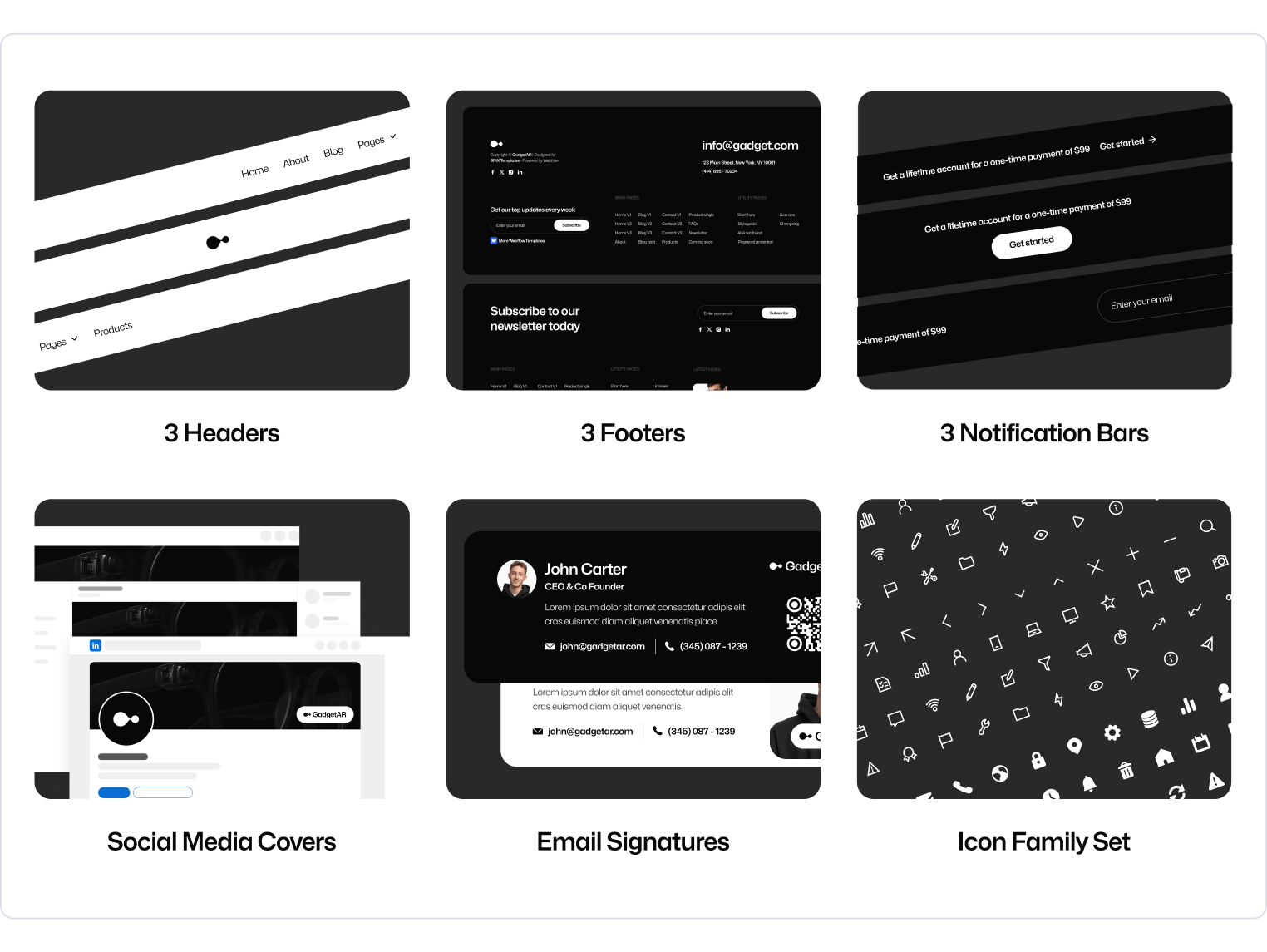 GadgetAR - AI Gadget Webflow Template Benefits