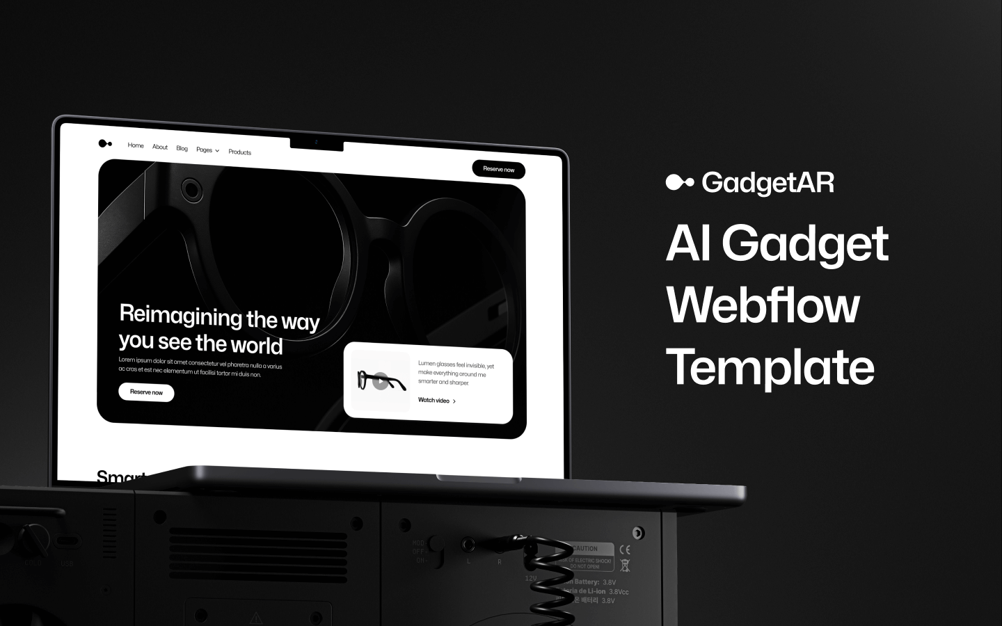 AI Gadget Webflow Template