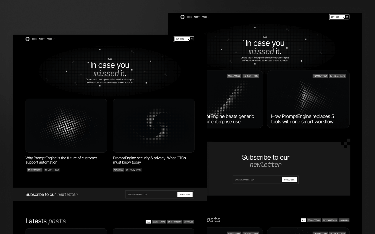 Generative AI Webflow Template