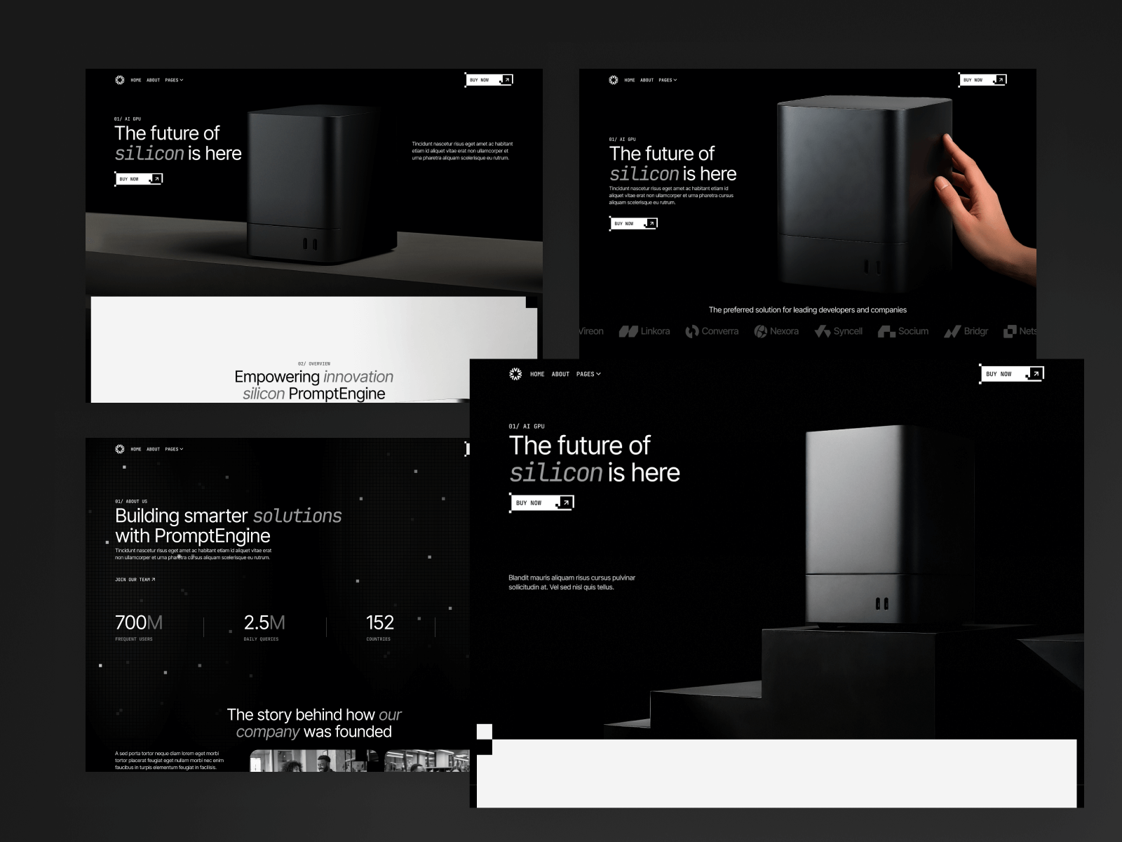 LLM AI Webflow Theme