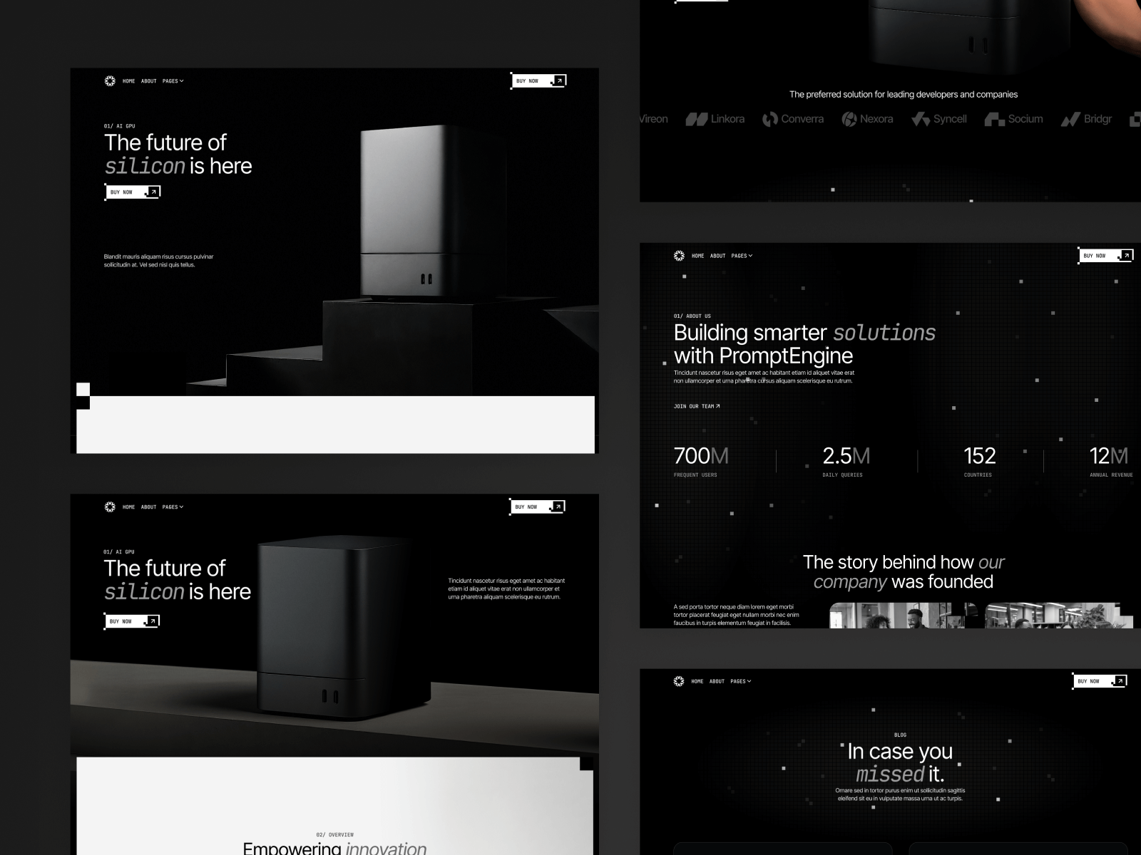 LLM AI Webflow Theme