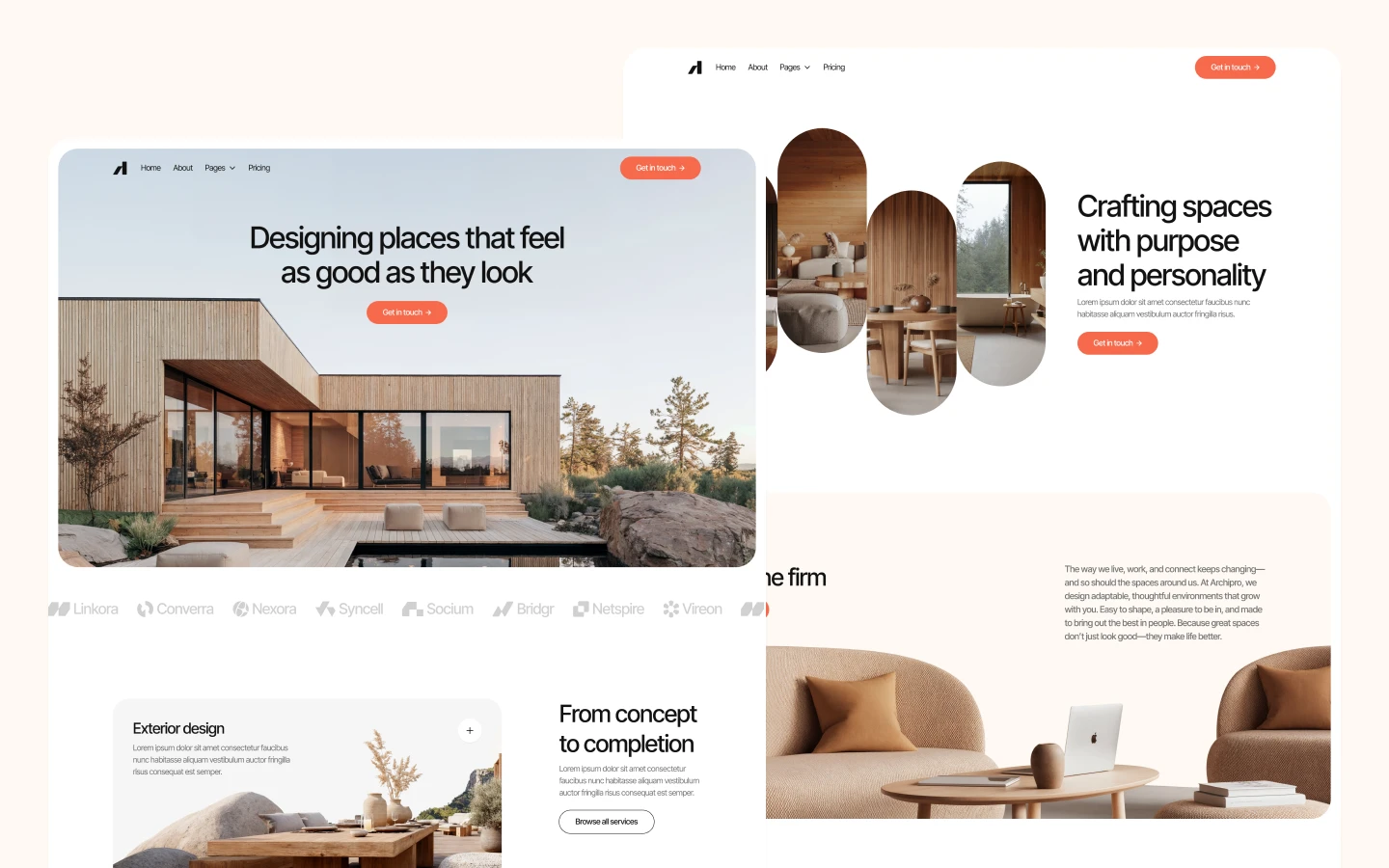 Architectural Design Webflow Template