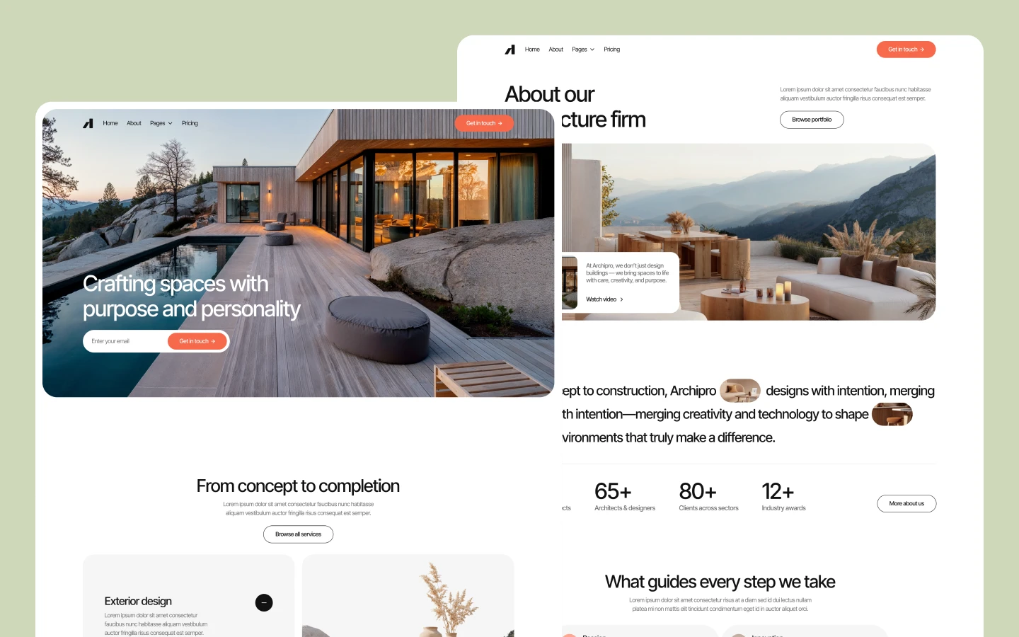 Architectural Design Webflow Template