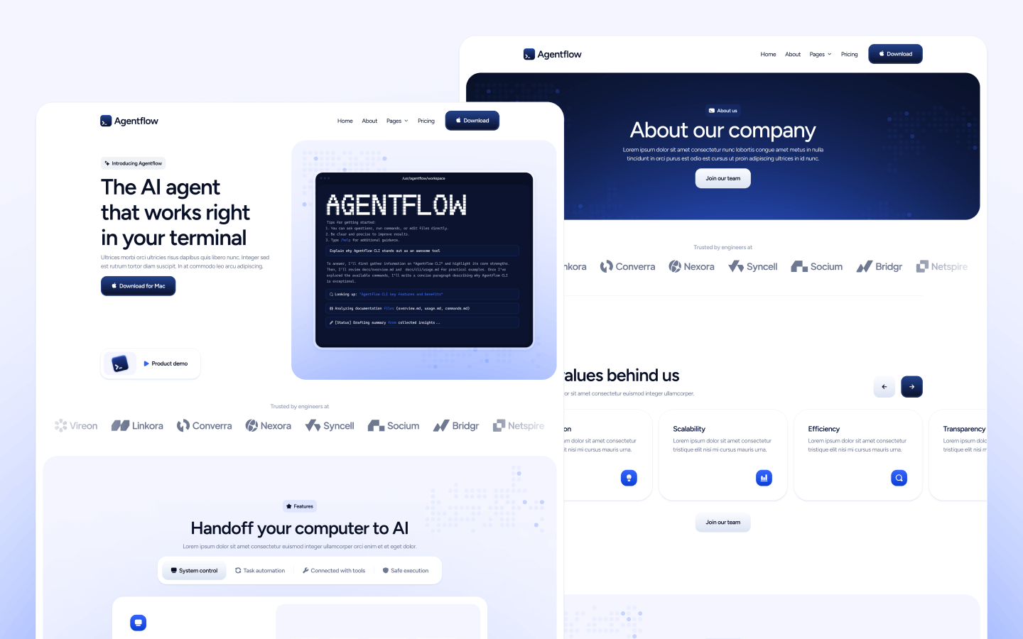 AI Code Copilot Webflow Template