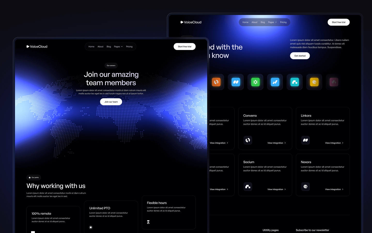 AI Voice Webflow Theme