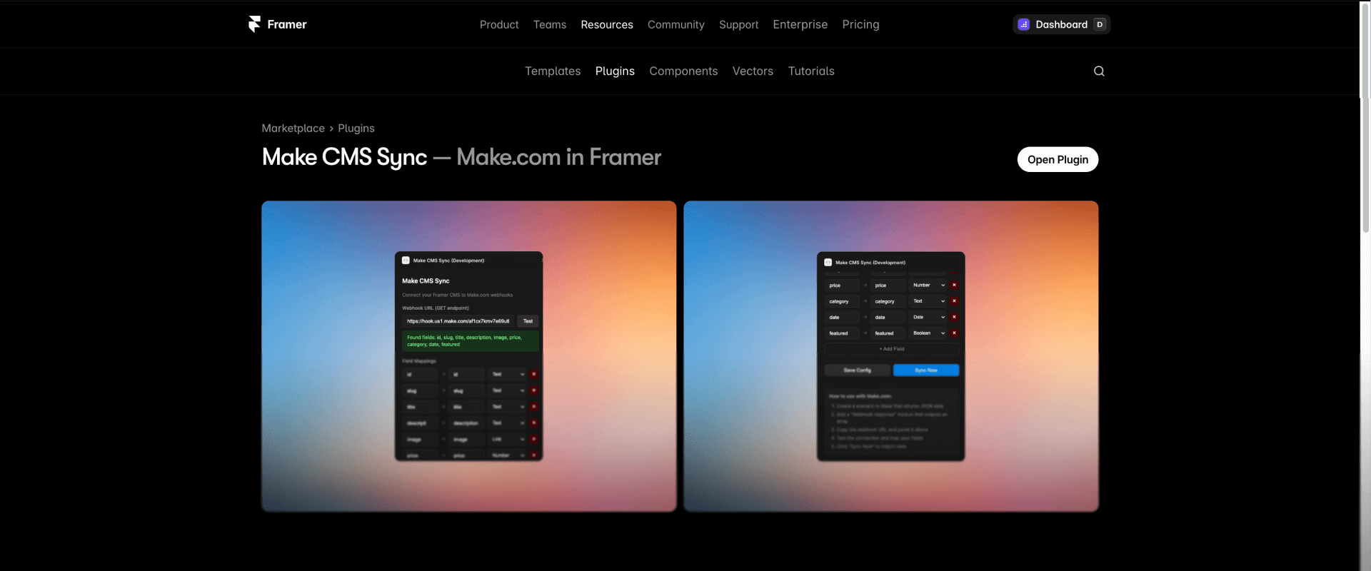How To Use Make CMS Sync To Connect Makecom To Framer CMS