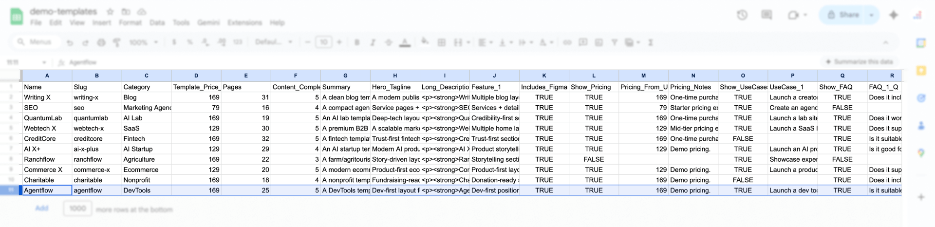 How To Prepare A Spreadsheet With Structured Data For Webflow pSEO