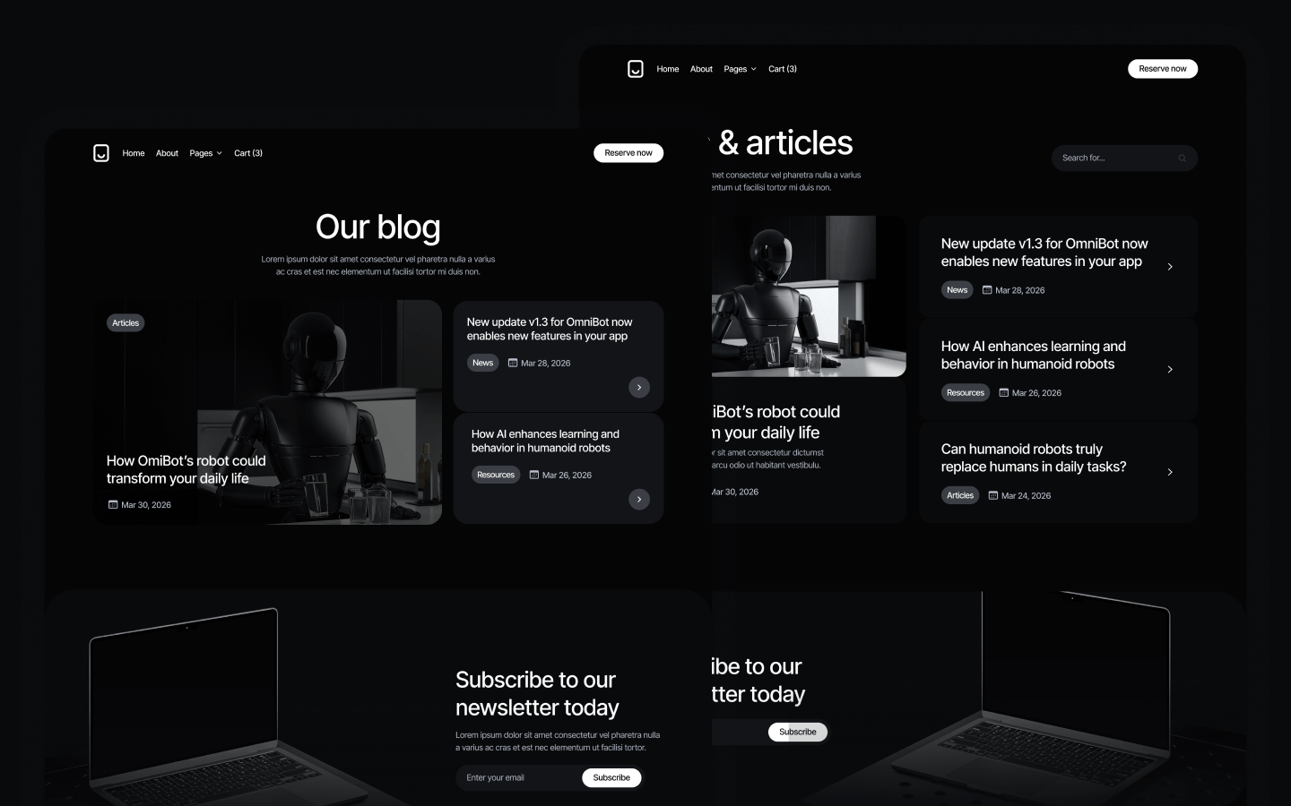 Robot Development Webflow Theme