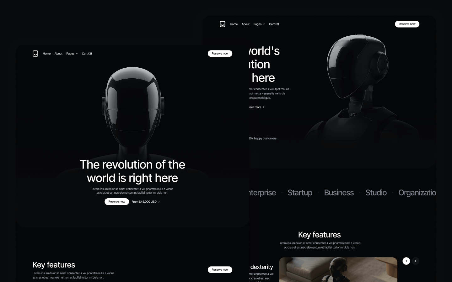 Robot Engineering Webflow Template