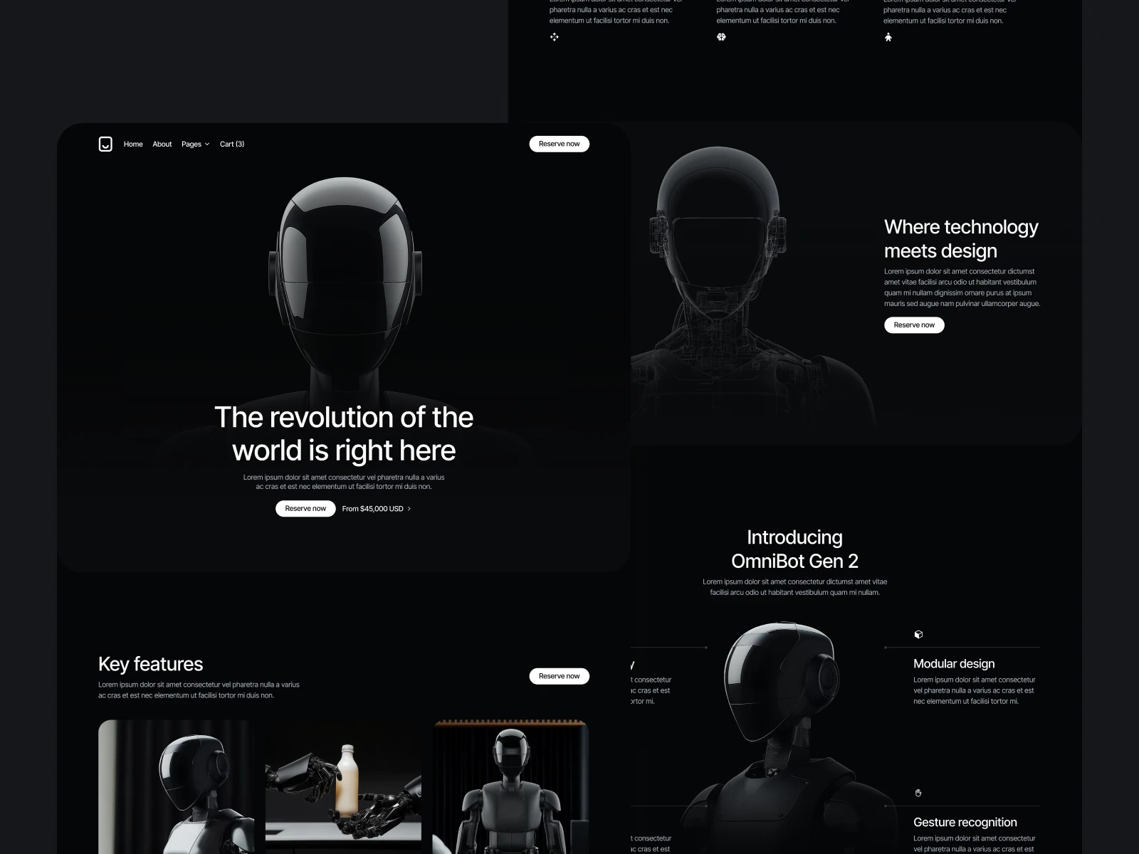 Robot Engineering Webflow Template