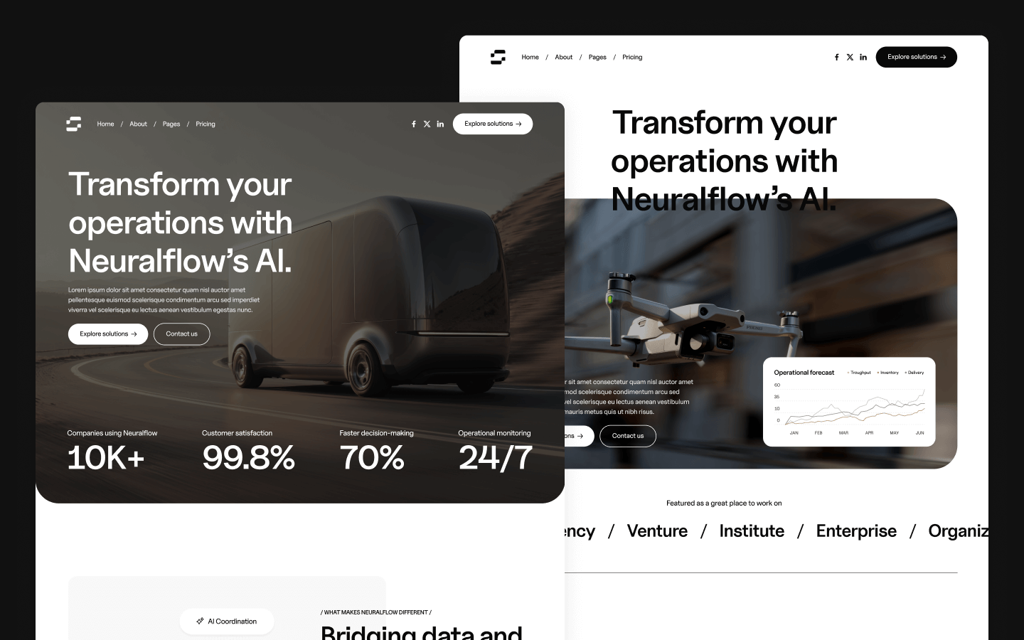 AI Consulting Webflow Template