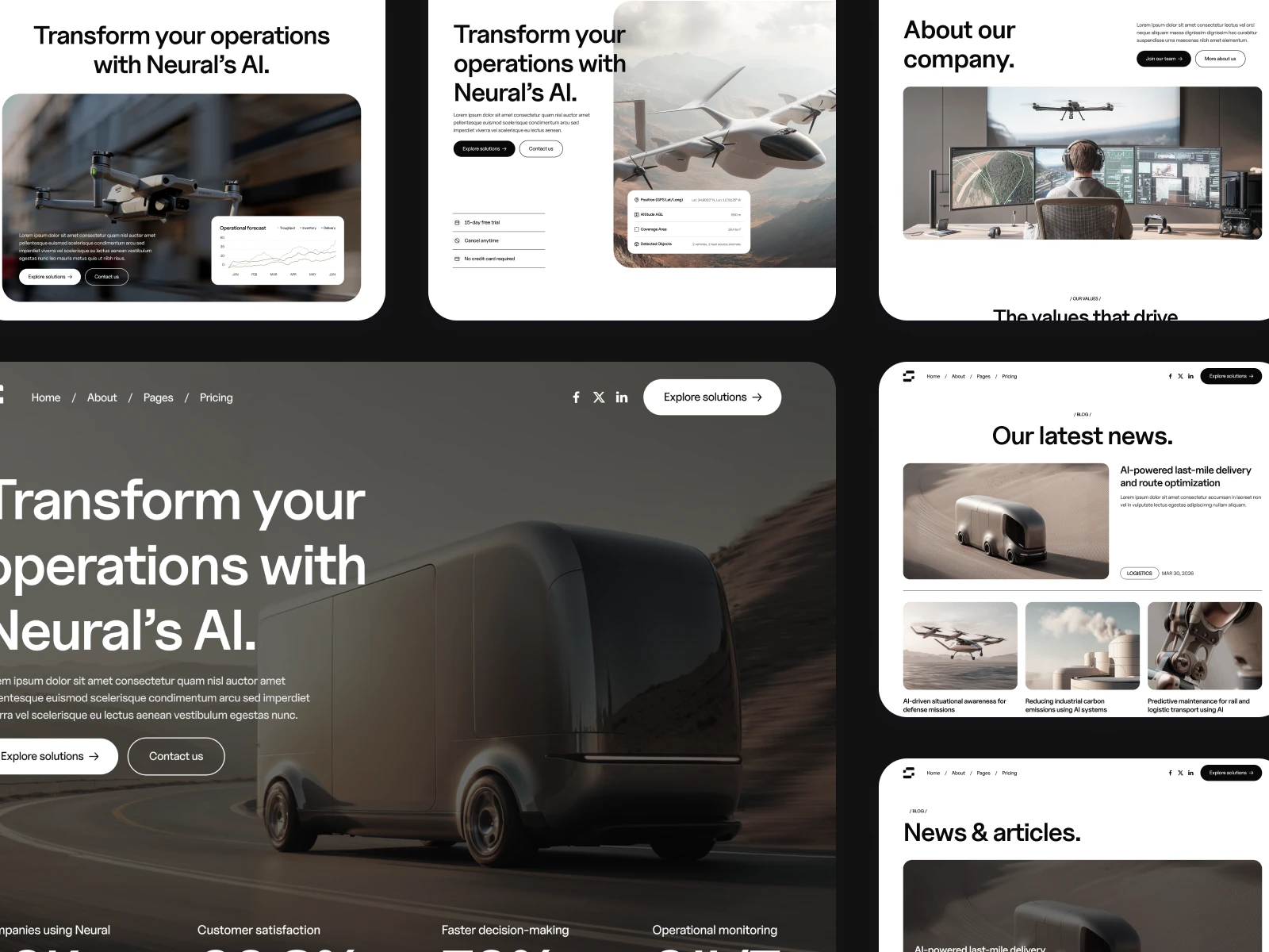 AI Developer Webflow Theme